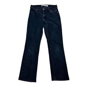 Y2K Harley Davidson Bootcut Jeans Faded Black Denim Women's 6 Vintage